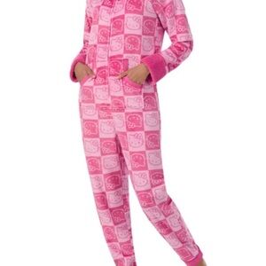 Hello Kitty Pink Onesie Pajamas